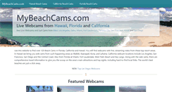 Desktop Screenshot of mybeachcams.com